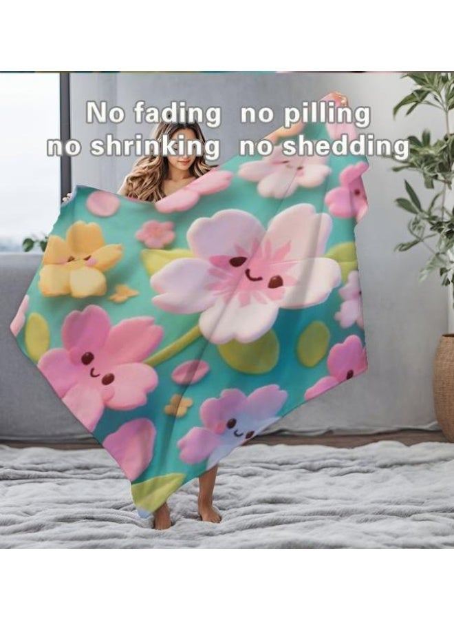 عام بطانية رقيقة من الفانيلا الكرتونية للأطفال والرضع (دافئة ومريحة، ومناسبة للنوم والألعاب) 70 سم * 100 سم - Image 2