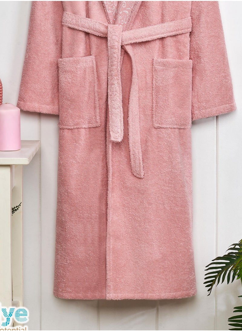 Red Rose - Modern Turkish 1-Piece Bathrobe: A luxurious experience in comfort and elegance - Image 1