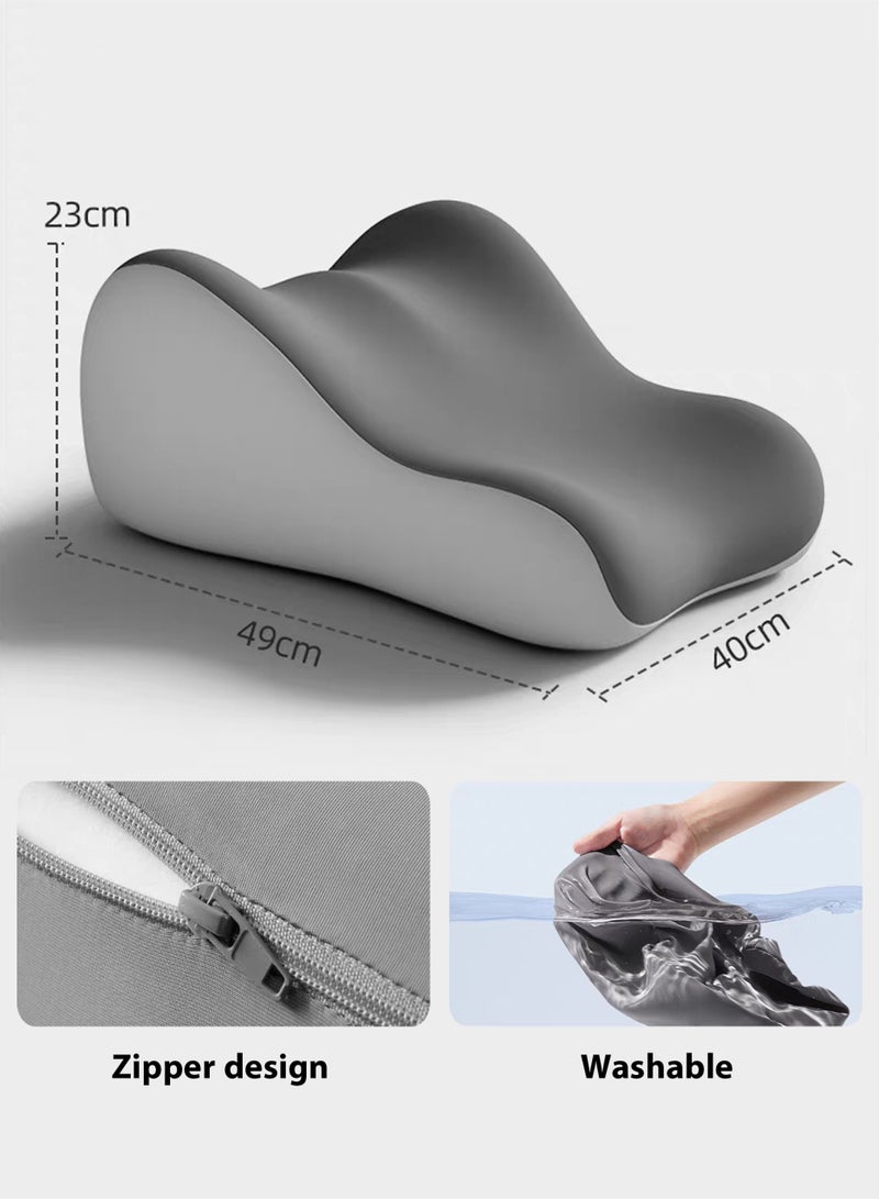 جورفنت وسادة رفع الساق متعددة الأغراض، وسادة أسفل الظهر، وسادة نوم محمولة، وسادة جسم، لرفع الساق أثناء النوم، أريكة، سفر، تخييم - Image 5