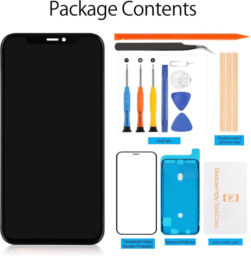 Olivechard Soft OLED 11 Pro LCD Screen Replacement for iPhone 11 Pro 5.8 inch [Soft OLED,NOT LCD] 3D Touch OLED LCD Display Touch Digitizer Screen Assembly A2215 A2160 A2217 with Repair Tools - Image 3
