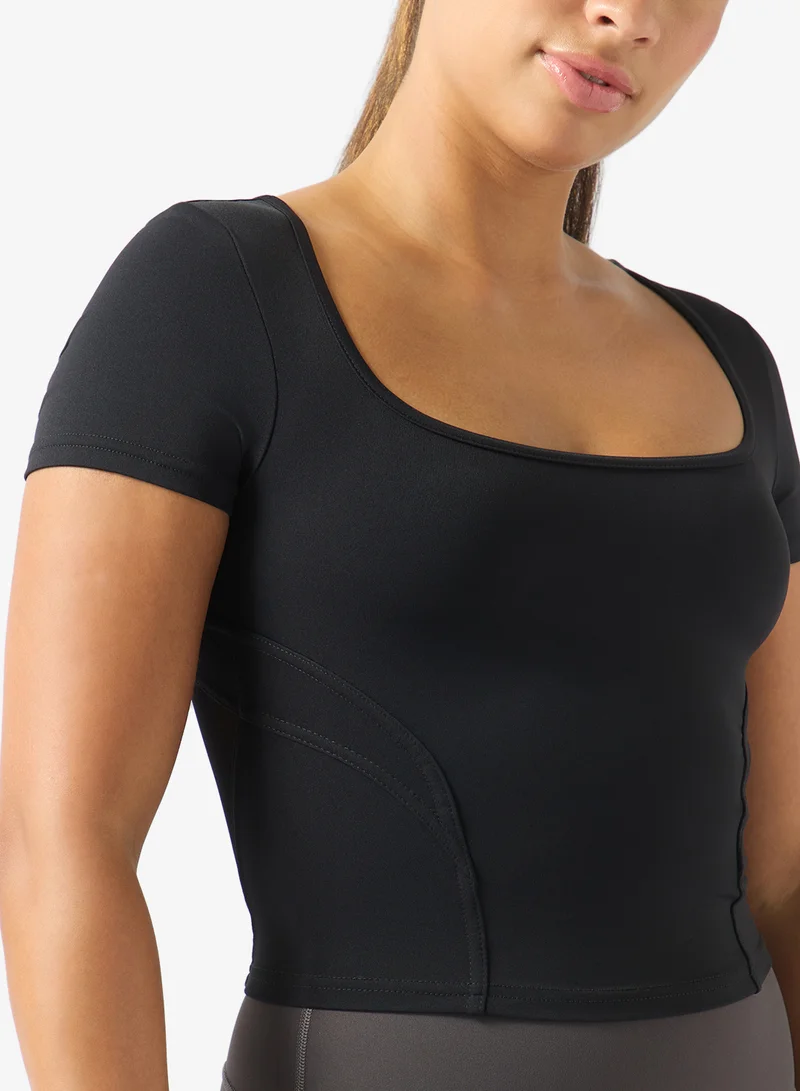 Frwd  Soft Touch Seamless Training Top with Mesh Back for Women | Best Price UAE