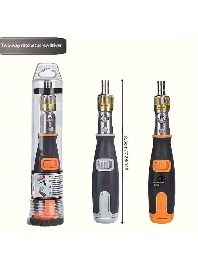 Allen Wrench Set Multi Angle Ratchet Screwdriver With Tapered Hex Ten Head Drill Bits - Image 3