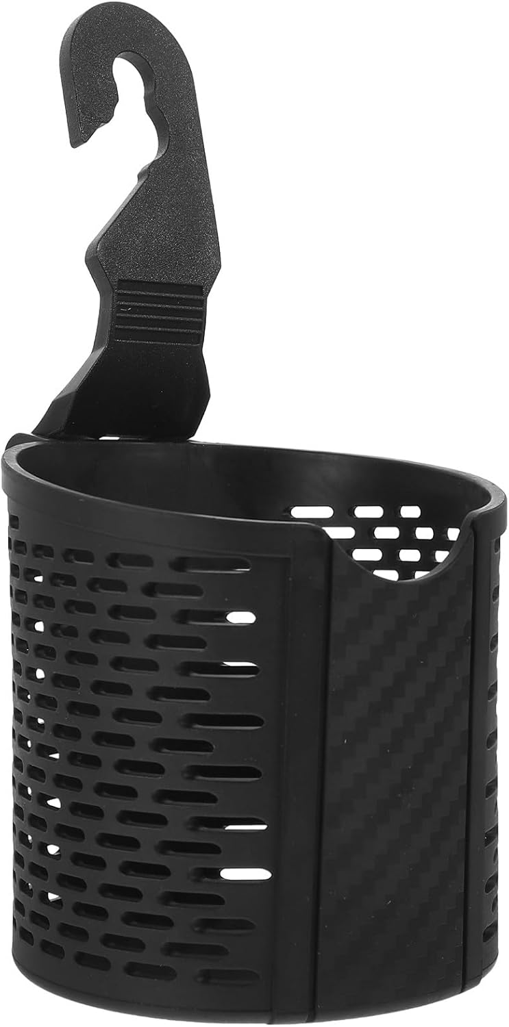 Car Headrest Beverage Cup Holder Multifunctional Black Car Seat Water Cup Organizer Hanging Drink Bottle Holder for Backseat Use - Image 1