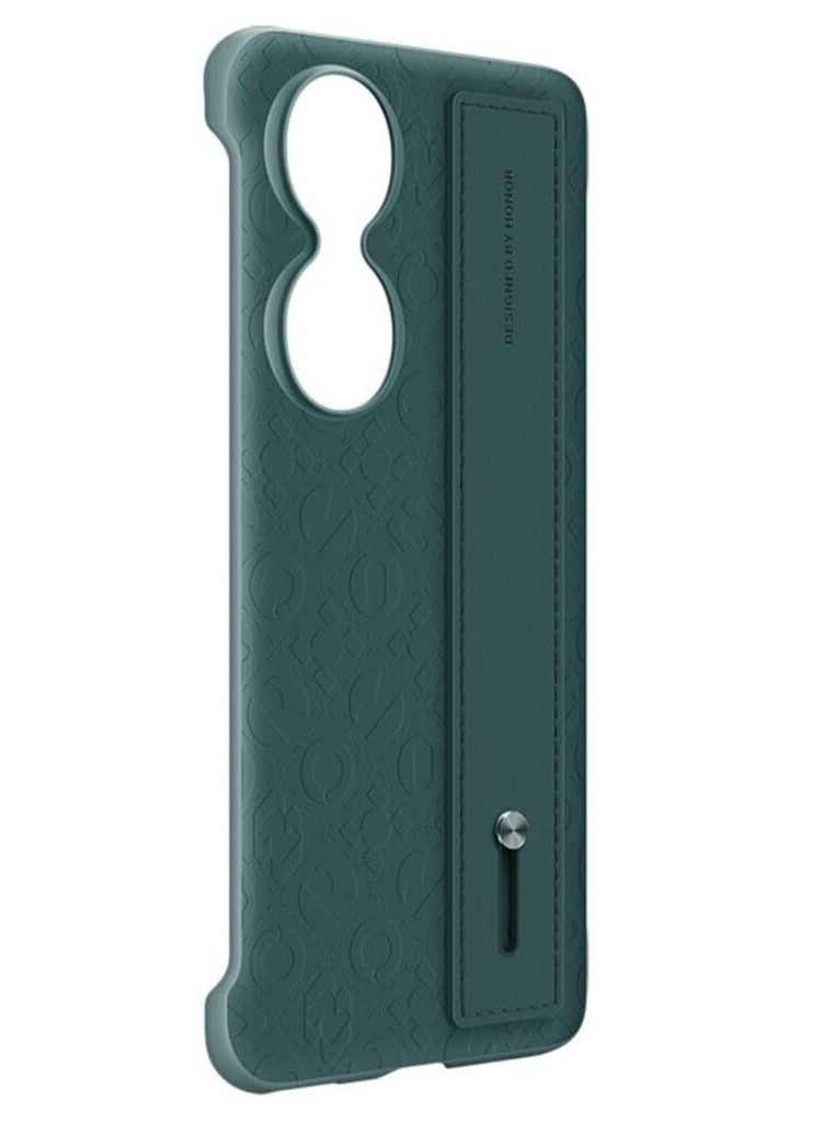 Honor 90 PU-HandStrap Protective Case Green - Image 2