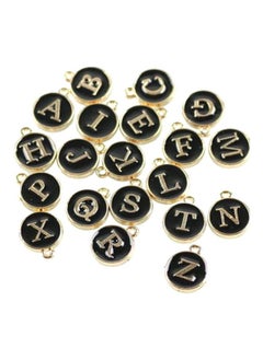 NIBEMINENT 26-Piece Alloy English Letters Pendant 