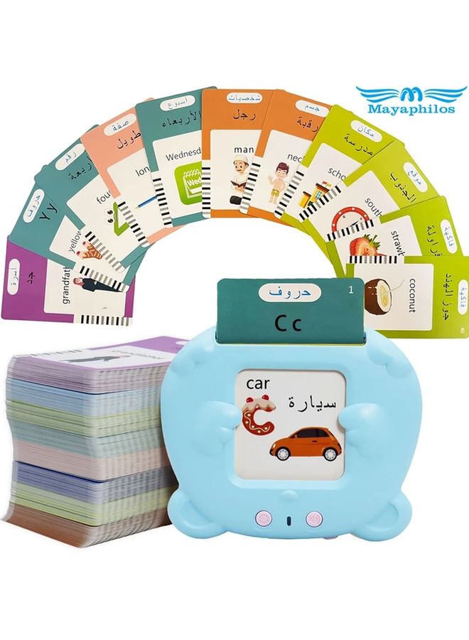 255 Cards 510 Words Bilingual Arabic English Alphabet Talking Flash Cards Learning Toys Gift - Image 2