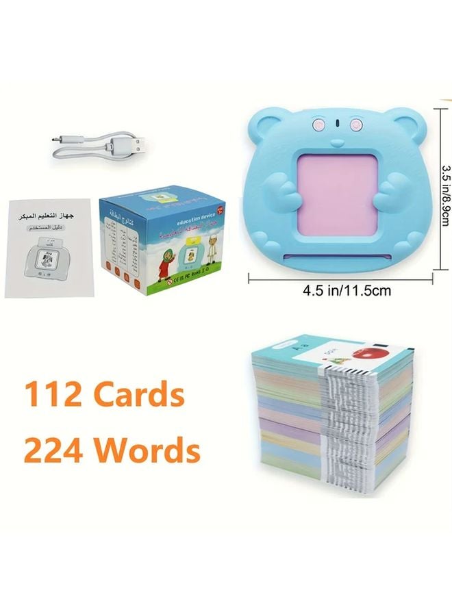 255 Cards 510 Words Bilingual Arabic English Alphabet Talking Flash Cards Learning Toys Gift - Image 5