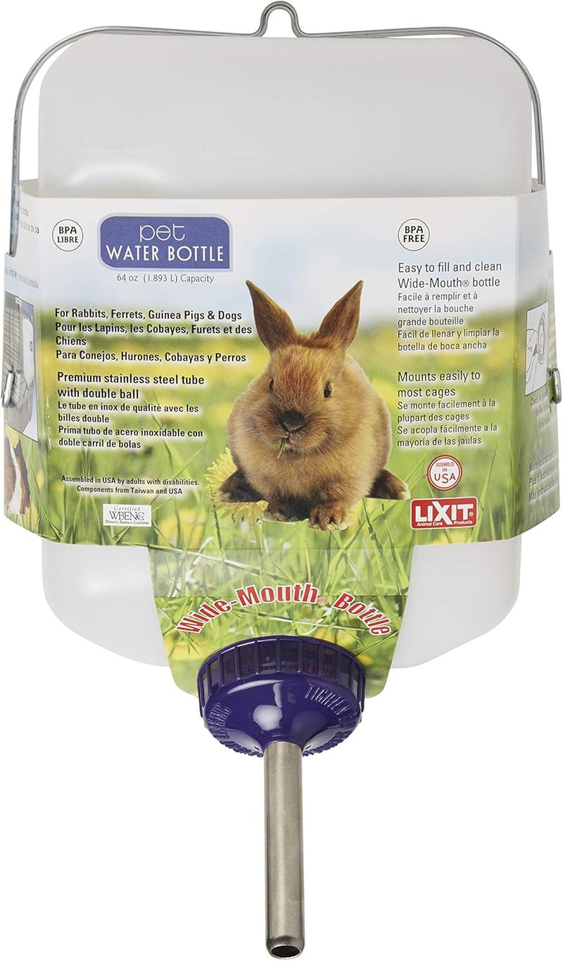 Lixit 64 Ounce All Weather Rabbit Water Bottle - Image 1