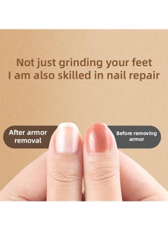 GoodTool Handheld Electric Callus Remover Rechargeable Foot File With 2 Adjustable Speed Equipped With LED Light For Calluses Cracked Rough Skin Pedicure Tools  - Image 4