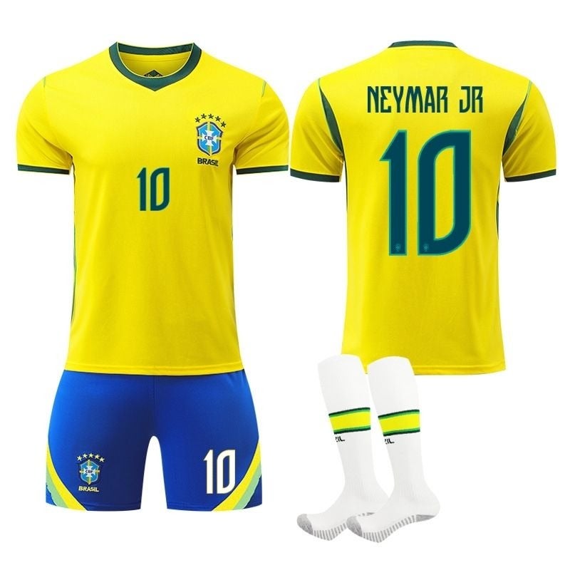 2026 World Cup Brazil Home Jersey - Neymar #10, Vinicius #7, Raphinha #11 - Image 2