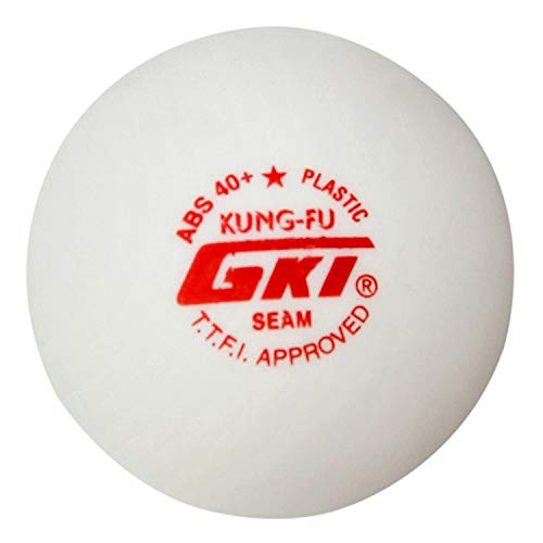 GKI KUNG-FU ABS Plastic 40+ Table Tennis Ball, Pack of 48 (White) - Regular Size - Image 4