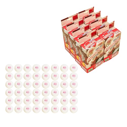 GKI KUNG-FU ABS Plastic 40+ Table Tennis Ball, Pack of 48 (White) - Regular Size - Image 3