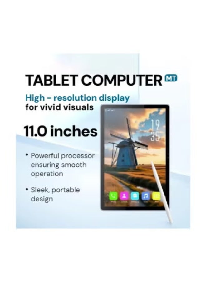 CCIT Tab 13 Pro 10.1-Inch Android Tablet with Octa-Core Processor, 8GB RAM + 256GB Storage, Dual SIM 4G LTE + Wi-Fi, 8000mAh Battery, Full HD Display – Wireless Keyboard & Mouse Included – Tablet for Study, Office, and Daily - Image 3