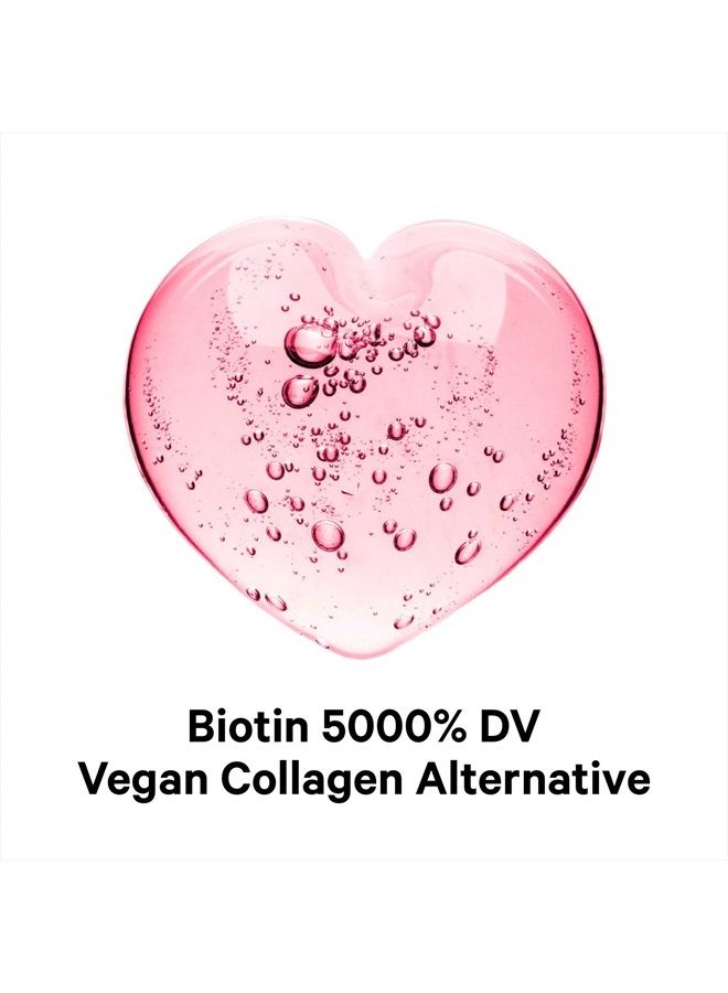 Codeage Biotin Supplement with Vitamin C, Vitamin E, Vitamin B6, Niacin, Folate, Organic Food Blend, Phytoceramides, Astaxanthin, Selenium - Beauty Tonic - Hair, Skin, and Nail Support - Vegan, 90 Ct - Image 5