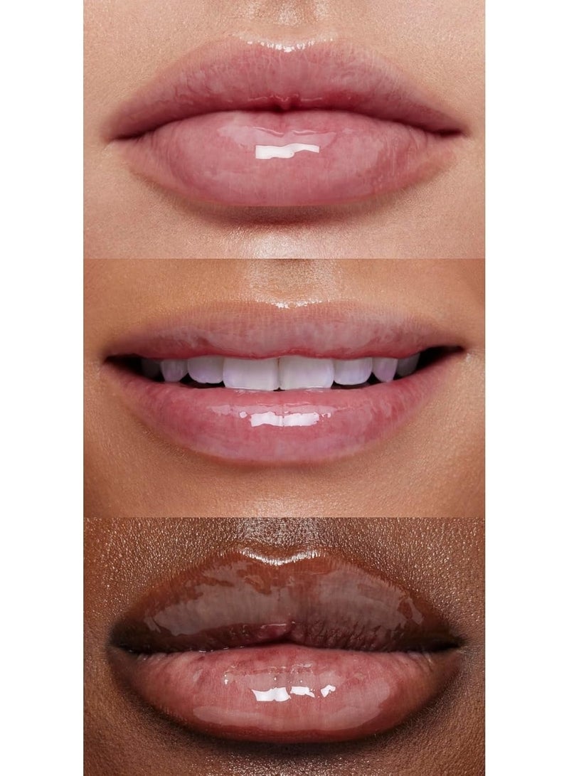 elf Glow Reviver Lip Oil, Nourishing, Tinted Lip Oil for a High Gloss Finish, Enriched with Jojoba Oil, Vegan & Cruelty Free, Crystal Clear - Image 3