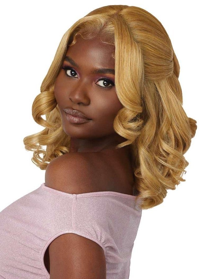Outre Lace Front Wig - Perfect Hair Line 13X4 - Swoop Series - Swoop 6 (BURGUNDY FLAME) - Image 4