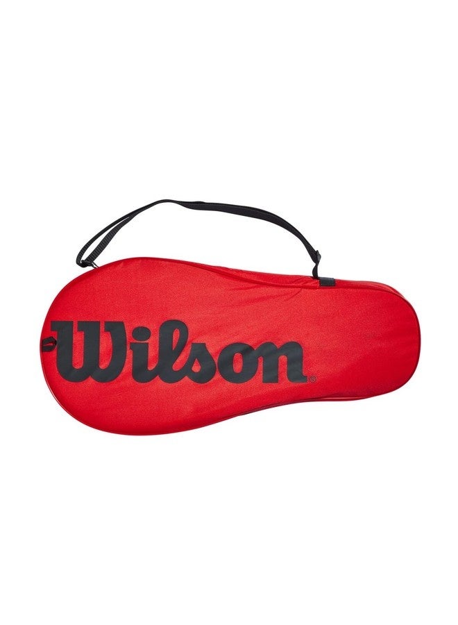 Wilson Roger Federer Starter Set 25, Tennis Racket, 16x17, Junior Beginners - Red/ White - Image 3