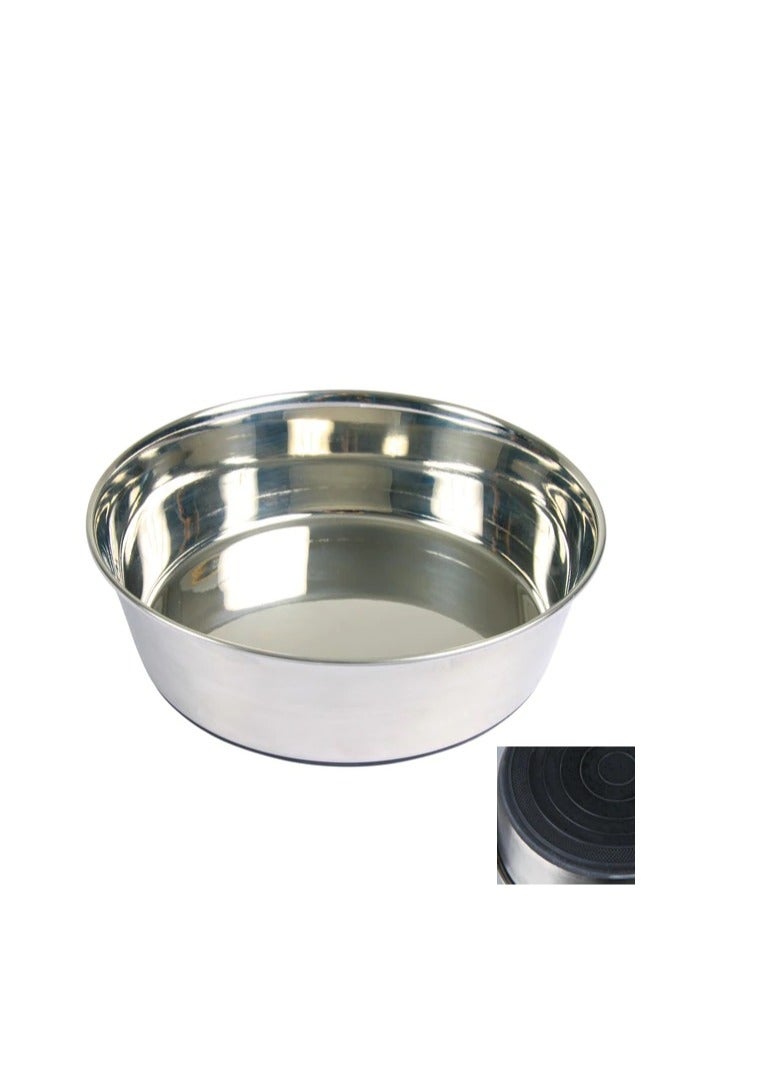 تريكسي وعاء تريكسي ستانلس ستيل مع قاعدة مطاطية للكلاب - Image 3