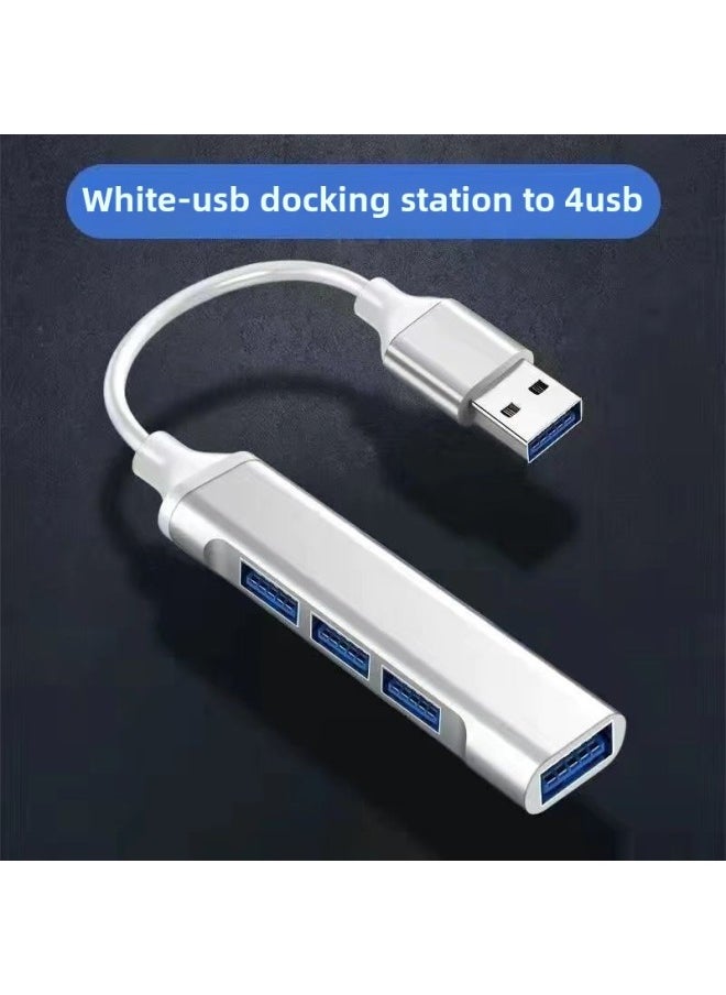 Generic - Typec Docking Station Computer Docking Station USB3.0 Four-port Hub Hub Splitter Otg Converter-Number Of Interfaces:The Activity Is About To End 00:59 Minutes-type-c -grey - Image 1
