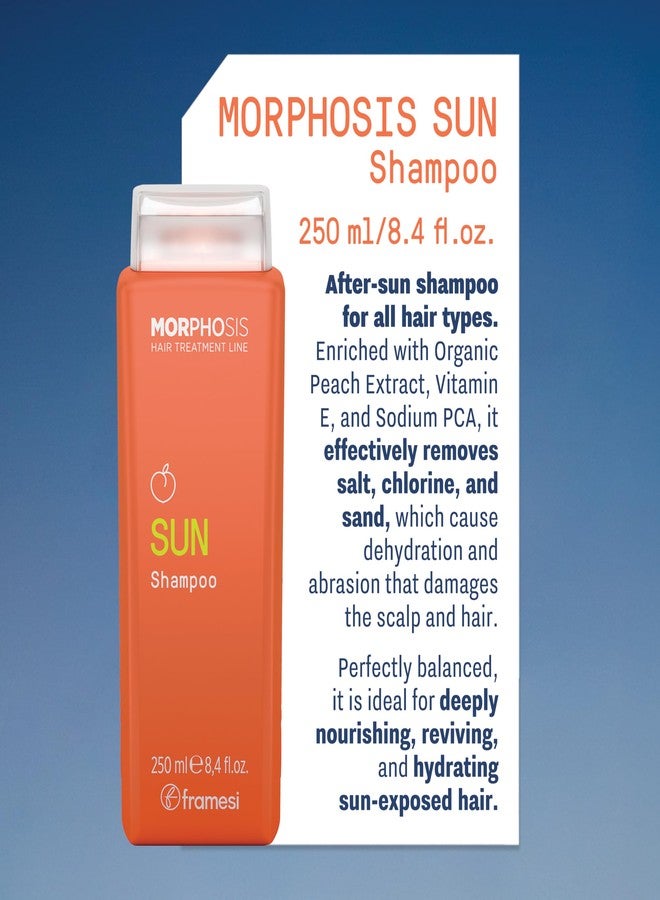 فراميسي شامبو فراميسي مورفوسيس صن، يزيل الكلور وبقايا الملح والرمل بلطف، وينظف ويرطب الشعر وفروة الرأس بعمق، مكونات طبيعية، آمن على الشعر المصبوغ - Image 3