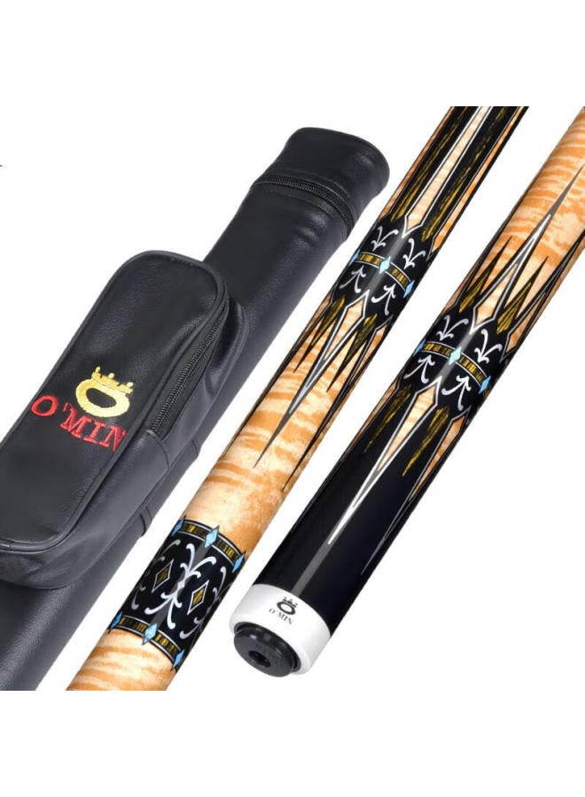 O'MIN Aomi Haihuang Zhiren Pool Cue, Big Head Nine-Ball Cue, Black 8-Ball Cue, American Pool Cue, Eight-Ball Black Eight Cue, Barrel Set - Image 3