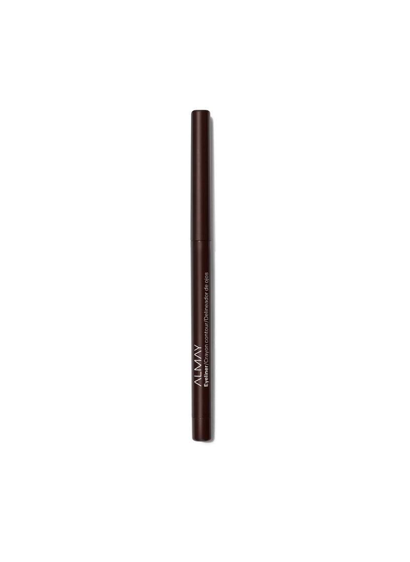 Almay - Almay AllDay Eyeliner Pencil Hypoallergenic CrueltyFree SmudgeProof Ophthalmologist Tested Long Wearing and Water Resistant 209 Black Raisin 001 oz - Image 1