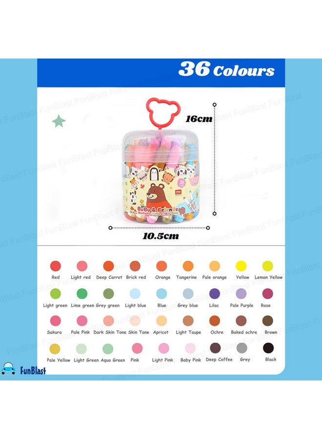 فنبلاست أقلام تلوين فن بلاست - أقلام ألوان مائية قابلة للغسل، مجموعة تلوين، أقلام رسم فنية، أقلام رسم ملونة للأطفال، أدوات رسم فنية، لوازم فنية جذابة (36 قطعة) - Image 3