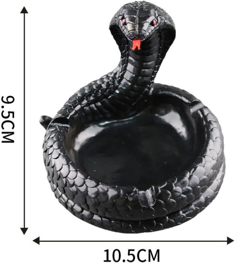 Creative Snake Resin Ashtray - Table Decoration Suitable for Reptile Enthusiasts, Suitable for Home Offices - Image 2