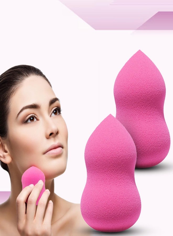 Majestique Blender Beauty Makeup Sponge Set | Foundation Blending Face Beauty Sponge | Flawless for Liquid | Cream and Powder | Multi-Colored Makeup Sponges (Color May Very) (Pack of 2) - Image 1