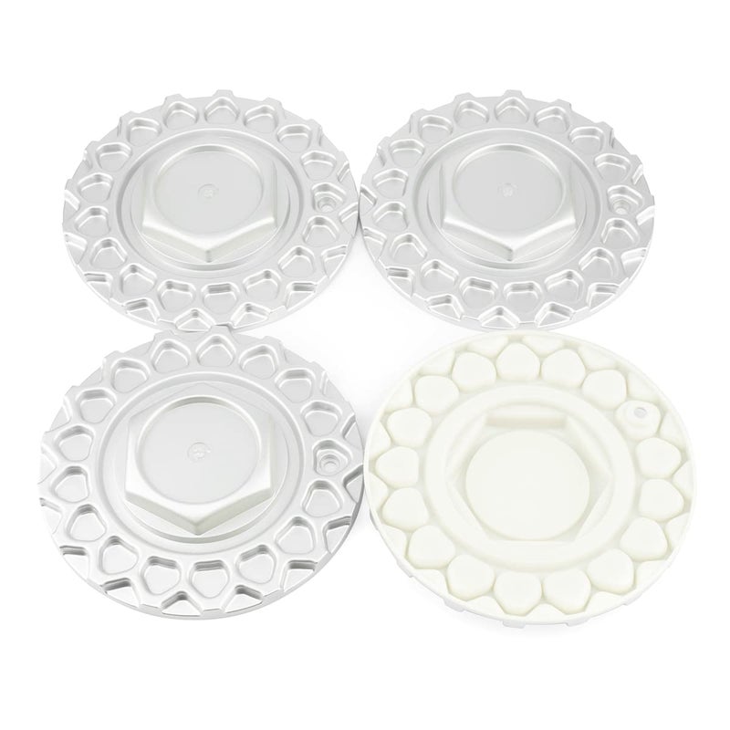 GTownWorks 661in Wheel Center Caps for BBS RS Racing STR 606 BBS Style 5 4pcs 168mm Hub Cap