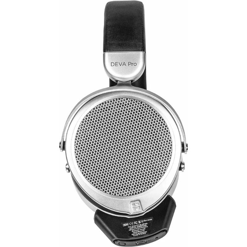 Hifiman Deva Pro Over-Ear Planar Magnetic Open-Back Headphones with Bluetooth Dongle Receiver, Silver - Image 4