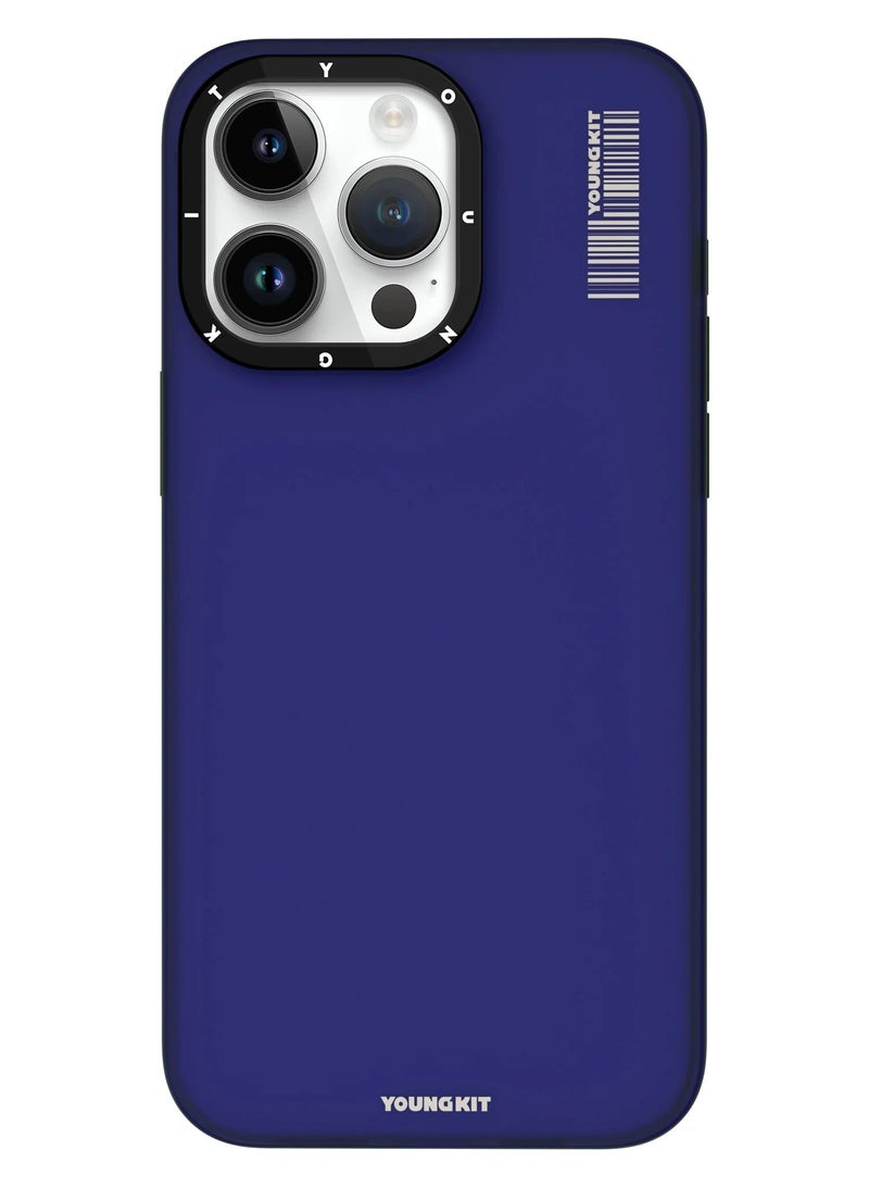 YOUNG KIT Young Kit Hidden Sand Protective Apple iPhone 15 Pro max Case - Blue Color  - Image 1