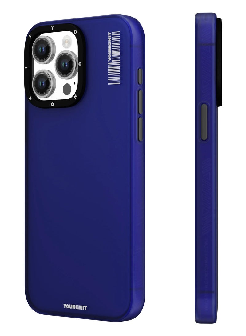 YOUNG KIT Young Kit Hidden Sand Protective Apple iPhone 15 Pro max Case - Blue Color  - Image 2