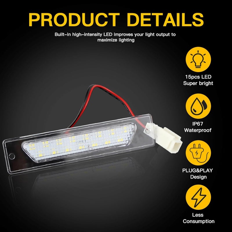 DEMULAX LED License Plate Light for Maserati Quattroporte - Image 5