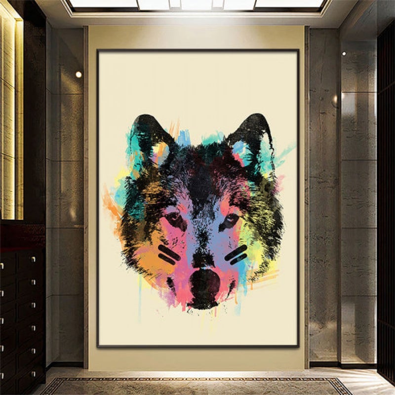 ماركتنا لوحة قماشية بتصميم مودرن مع برواز مجوف مقاس (60×90) قطعة واحدة - Image 1