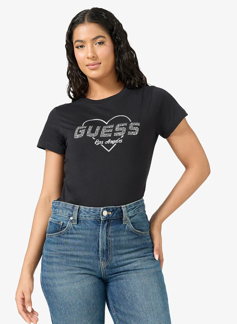 GUESS Narciso Crew Neck T-Shirt