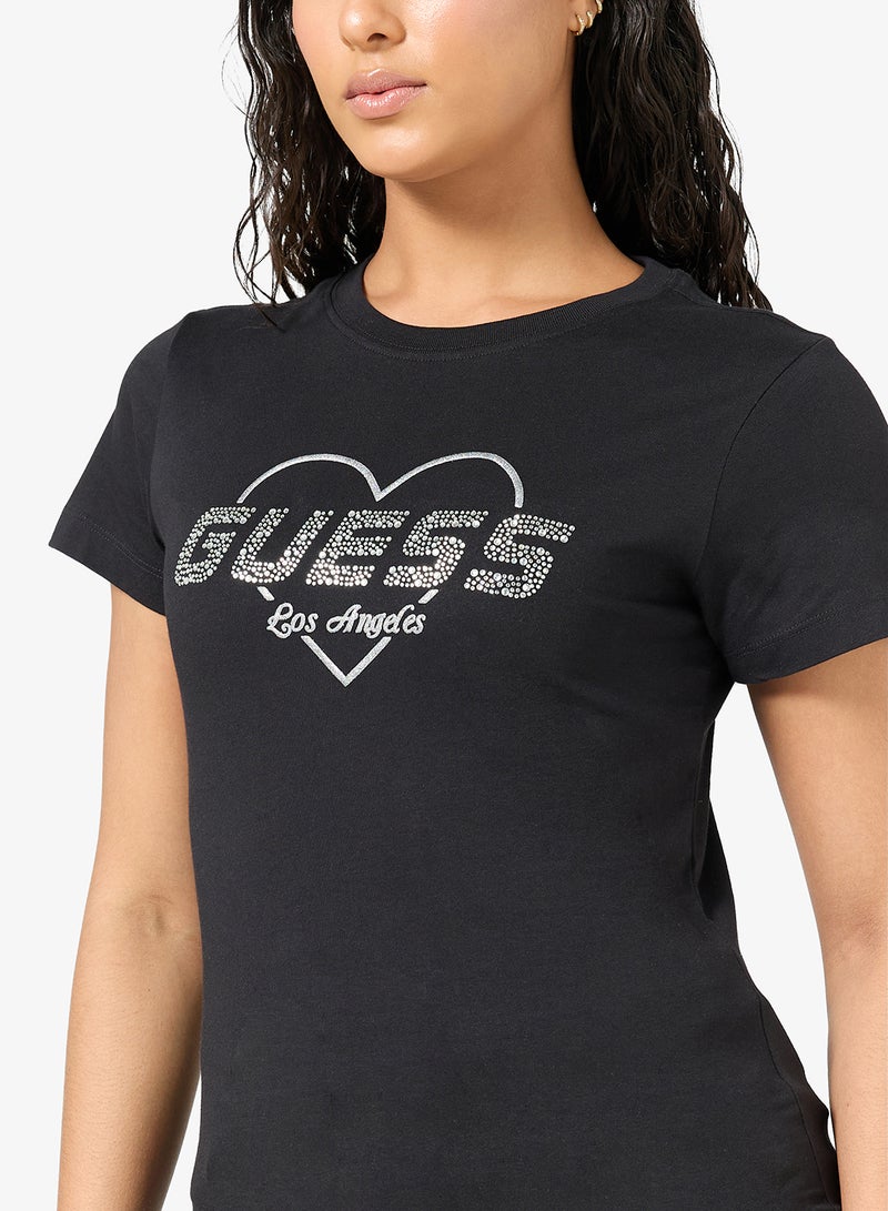 GUESS Narciso Crew Neck T-Shirt - Image 3