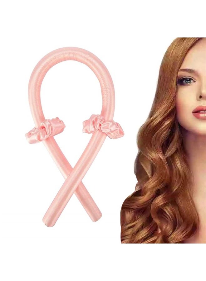 Generic maya accessories Silk Hair Curlers Heat-Free Automatic Foam Plus Steel Wire Lazy Curling Stick with Clip Featuring Sleep Wave Curls may vary color - Image 2