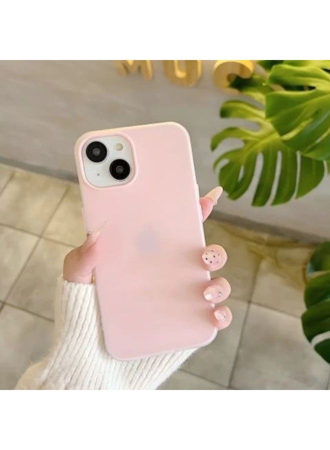 NIBEMINENT Skin Feel Jelly Shell Protective TPU Case Cover For iPhone 17 Pro, Pink