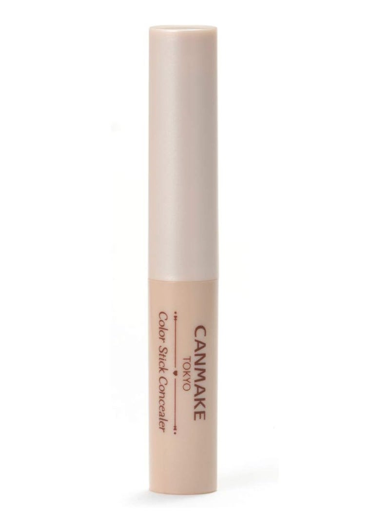 CANMAKE Color Stick Concealer 01 Natural Beige - Image 1