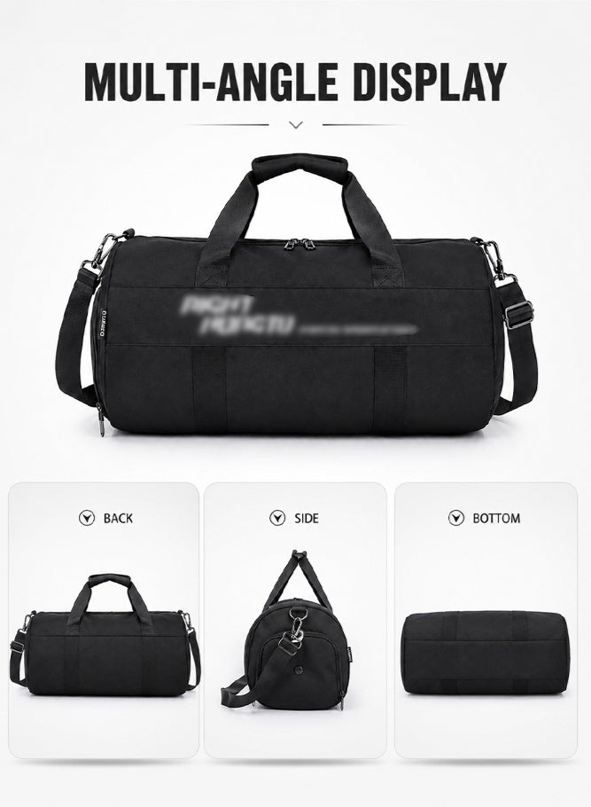 SHABILI Men Gym Sacks and Duffle Bag, Boys Polyester Sports Bag Tourist Bag with Independent Shoe Compartment, Travel Fitness Duffel Organizer Backpack for Outdoor Daily Use Training Camping Hiking Youth - Image 4