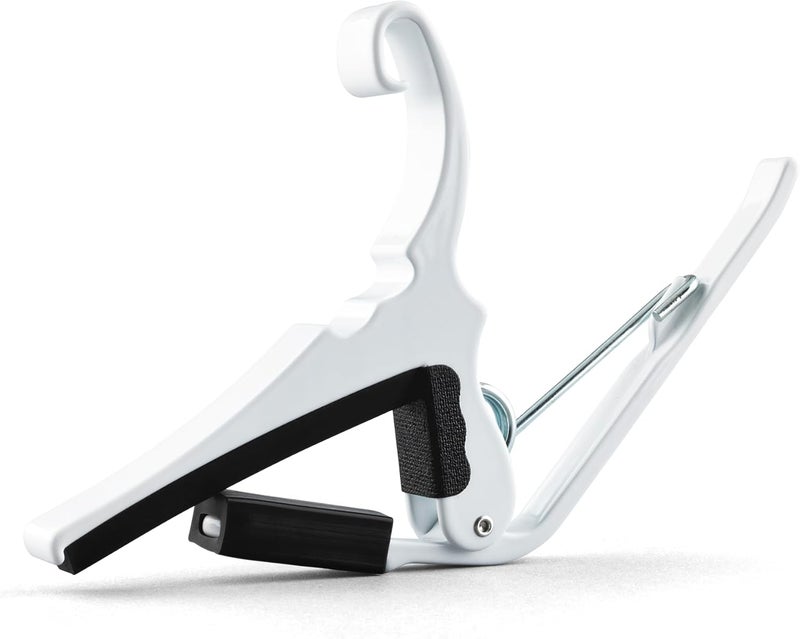 Kyser Quick-Change Capo for 6-String Acoustic Guitars - White - Image 2
