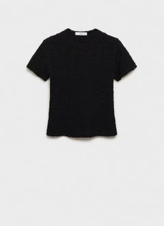 MANGO Textured Cotton-Blend T-Shirt  - Image 5