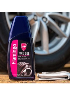 FLAMINGO Flamingo Tire Gel Long Lasting Tire Protectant Gel 500 ML  - Image 1
