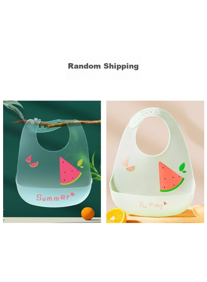 Doctor Ma Dr. Ma Baby Bib, Children's Eating Bib, Silicone Bib, Infant Supplementary Food And Snack Bib, Thin Style, Small Dog Design - Image 2