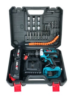 DEFAONS 48V Cordless Drill with 700W Power, 32Nm Torque, 10mm Chuck And 2 Li-ion Batteries, High-Speed Electric Drill Set For Drilling And Screw Driving – Complete With Drill Bits And Accessories  - Image 5
