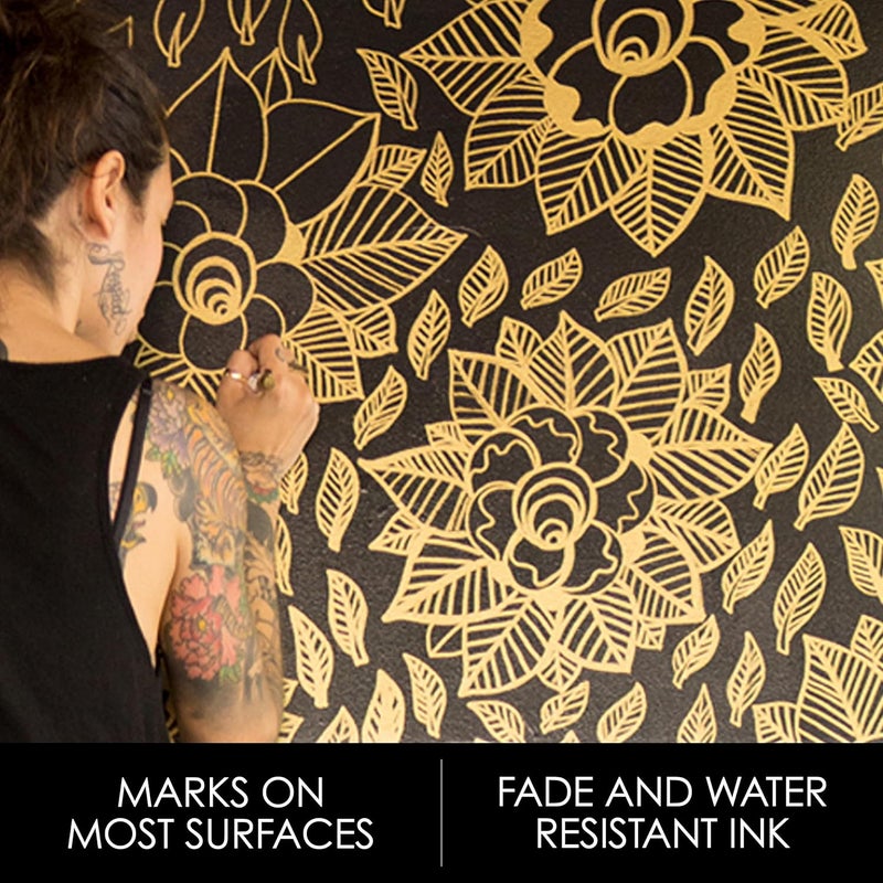 Sharpie ماركرات شاربى المعدنية الدائمة - فضي، 12 قطعة - Image 5