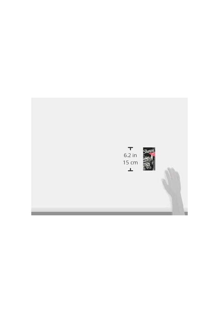 Sharpie ماركرات شاربى المعدنية الدائمة - فضي، 12 قطعة - Image 3