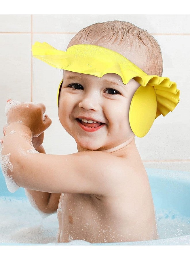 ATETO Shampoo Hat For Baby Shower | Protection Cap For Baby Shower | Baby Bath Shower Cap | Bathing Baby Shower Hair Wash Cap For Children | Baby Bath Cap Shower Protection For Eyes And Ear - Image 2