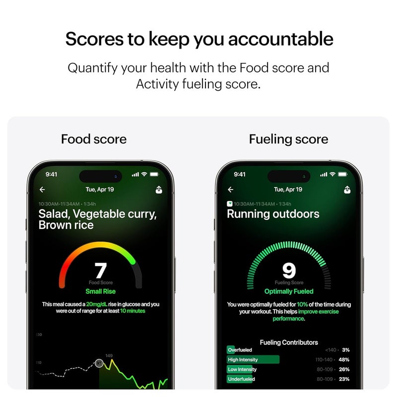 ULTRAHUMAN M1 | Smart Glucose Monitoring via App | Hasle-free Bluetooth Connectivity | Enhance your lifestyle, optimise your diet and fuel your workouts | 24/7 Glucose Monitoring (2 Sensors) - Image 3